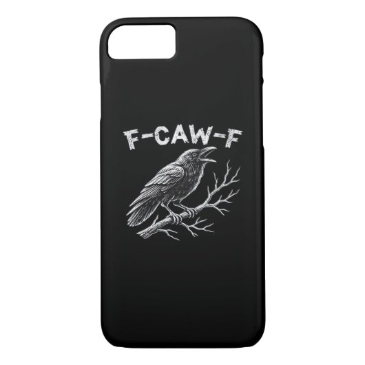 F-Caw-F Classic Retro Style Case-Mate iPhone Hülle (Rückseite)