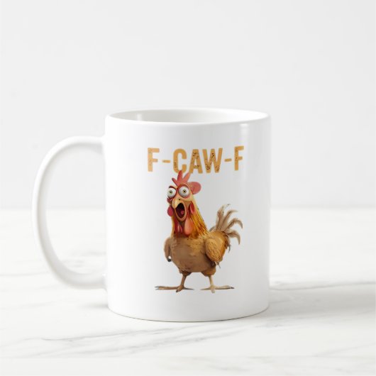 F-Caw-F Classic Retro Style Kaffeetasse (Links)