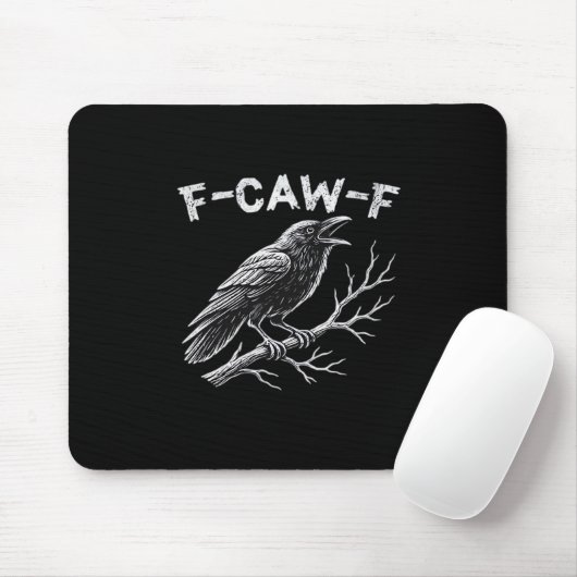 F-Caw-F Classic Retro Style Mousepad (Mit Mouse)