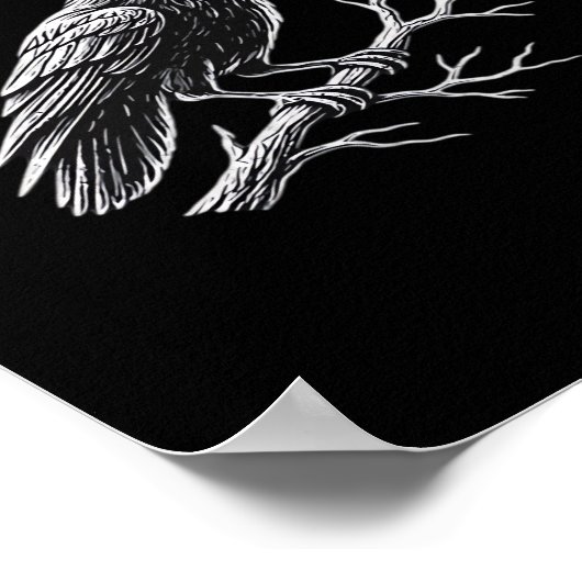 F-Caw-F Classic Retro Style Poster (Ecke)