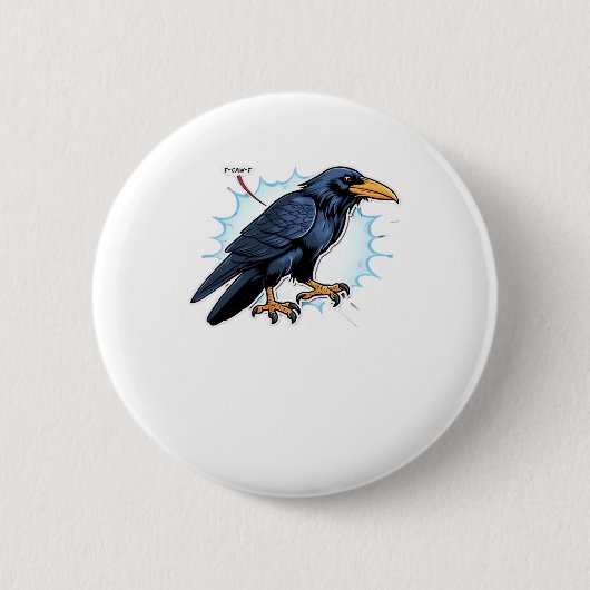 F-Caw-F Classic Simple Clean Button (Vorderseite)