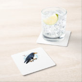 F-Caw-F Classic Simple Clean Rechteckiger Pappuntersetzer (Vor Ort)