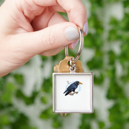 F-Caw-F Classic Simple Clean Schlüsselanhänger (Hand)