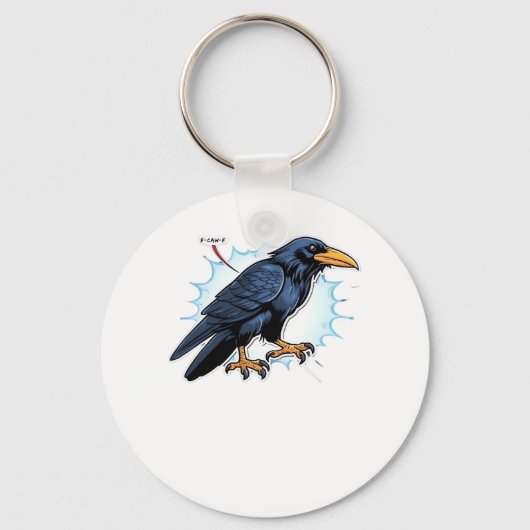 F-Caw-F Classic Simple Clean Schlüsselanhänger (Vorderseite)