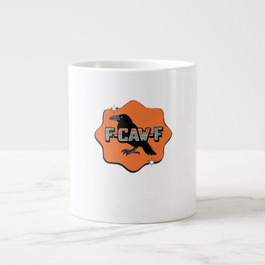 F-Caw-F Classic Trendy Casual Jumbo-Tasse (Vorderseite)