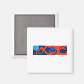 F-Caw-F Classic Trendy Style Magnet (Vorderseite/Rückseite)