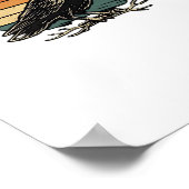 F-Caw-F Classic Vintage Art Poster (Ecke)