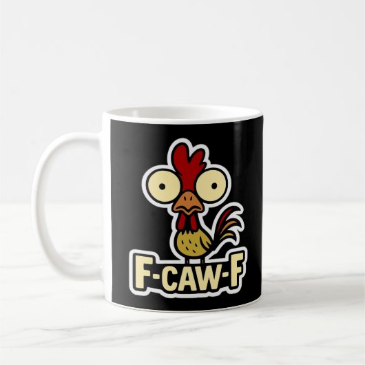 F-Caw-F Classic Vintage Graphic Kaffeetasse (Links)