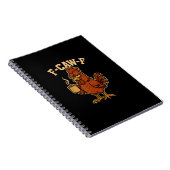 F-Caw-F Coffee Chicken Rooster Funny Bird Notizblock (Rechte Seite)