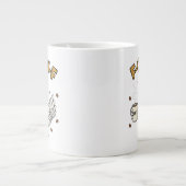 F-CAW-F Coffee Lover Chicken, Funny FCAWF Bird Jumbo-Tasse (Vorderseite)