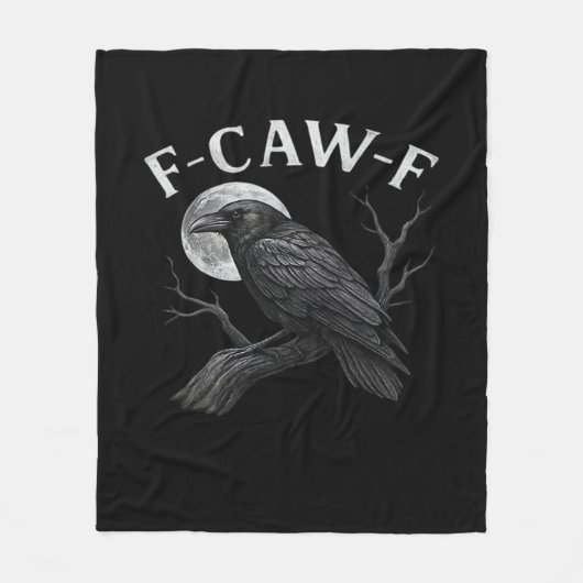F-Caw-F Cool Einzigartig Fleecedecke (Vorderseite)