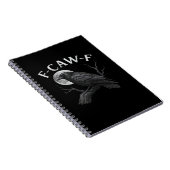 F-Caw-F Cool Einzigartig Notizblock (Rechte Seite)