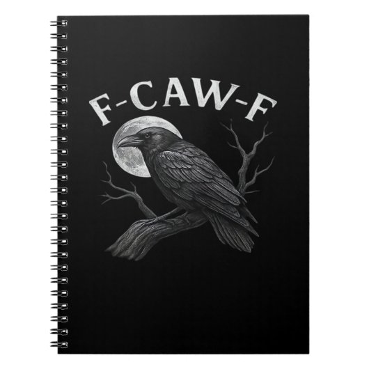 F-Caw-F Cool Einzigartig Notizblock (Vorderseite)