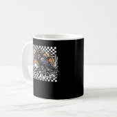F-Caw-F Cool Retro Kaffeetasse (Vorderseite Links)