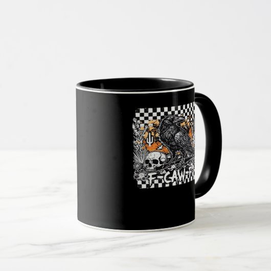 F-Caw-F Cool Retro Tasse (VorderseiteRechts)