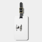 F Caw F Cool Unique Look Gepäckanhänger (Vorderseite vertikal)