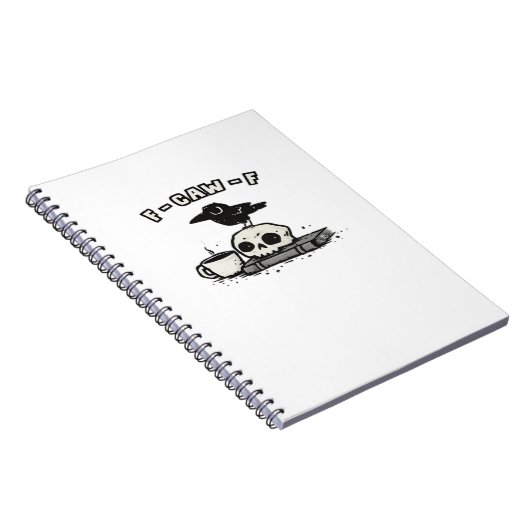 F Caw F Cool Unique Look Notizblock (Rechte Seite)