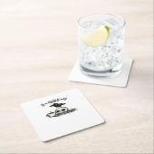 F Caw F Cool Unique Look Rechteckiger Pappuntersetzer (Vor Ort)