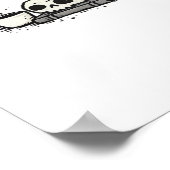 F Caw F Cooles Einzigartiges Aussehen Poster (Ecke)