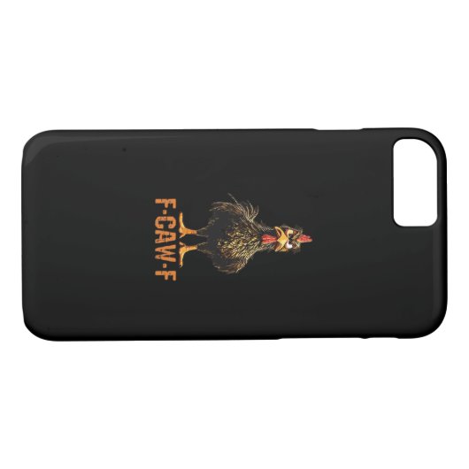 F-Caw-F Creative Casual Case-Mate iPhone Hülle (Rückseite (Horizontal))