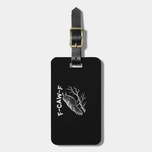 F-Caw-F Creative Style Gepäckanhänger (Vorderseite vertikal)