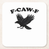 F-Caw-F Creative Style Rechteckiger Pappuntersetzer (Vorderseite)