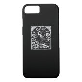 F-Caw-F Crow Aesthetic Casual Case-Mate iPhone Hülle (Rückseite)