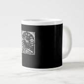 F-Caw-F Crow Aesthetic Casual Jumbo-Tasse (Vorderseite Rechts)