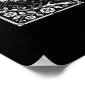 F-Caw-F Crow Aesthetic Casual Poster (Ecke)