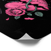 F Caw F Crow Anti Valentine's Day Dark Gothic Brok Poster (Ecke)