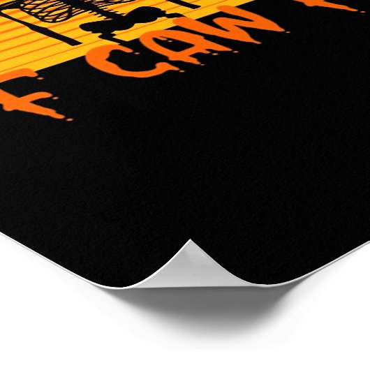 F-Caw-F Crow Classic Aesthetic Casual Poster (Ecke)