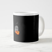 F-Caw-F Crow Classic Retro Cool Jumbo-Tasse (Vorderseite Rechts)