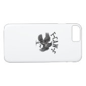F Caw F Crow Creative Casual Case-Mate iPhone Hülle (Rückseite (Horizontal))