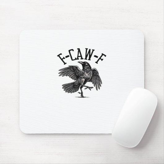 F Caw F Crow Creative Casual Mousepad (Mit Mouse)