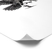 F Caw F Crow Creative Casual Poster (Ecke)