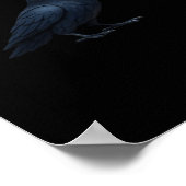 F-Caw-F Crow Funny Crow F-Caw-F Gear Cool Unique Poster (Ecke)