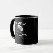 F-Caw-F Crow Funny Crow F-Caw-F Gear Creative Styl Tasse (Vorderseite Links)