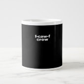 F-Caw-F Crow Funny Crow Retro Classic Jumbo-Tasse (Vorderseite)
