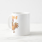 F-caw-f Crow Funny Fcawf Black Bird Chicken Meme G Kaffeetasse (Vorderseite Links)