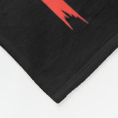 F-caw-f Crow Funny Gothic Moon Black Bird Hallowee Fleecedecke (Ecke)