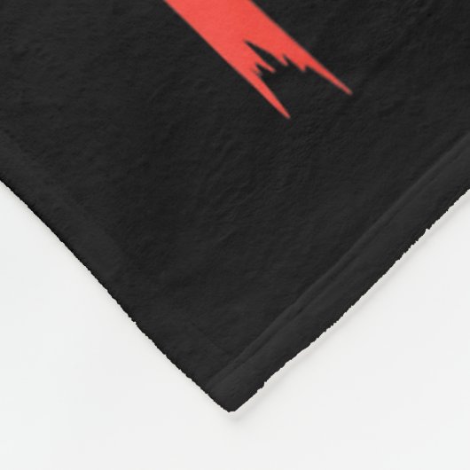 F-caw-f Crow Funny Gothic Moon Black Bird Hallowee Fleecedecke (Ecke)