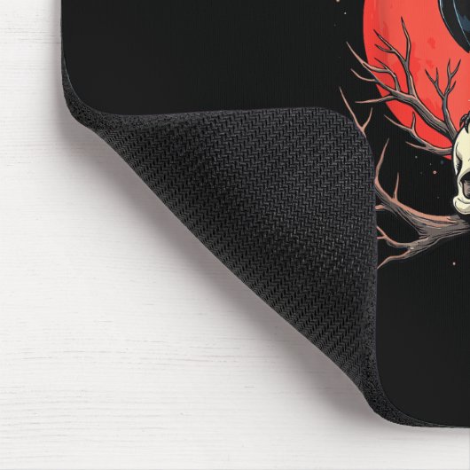 F-Caw-F Crow Funny Gothic Raven Humor Style Mousepad (Ecke)