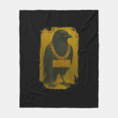 F-Caw-F Crow Funny Quote Raven Bird Adult Humor Fleecedecke (Vorderseite)