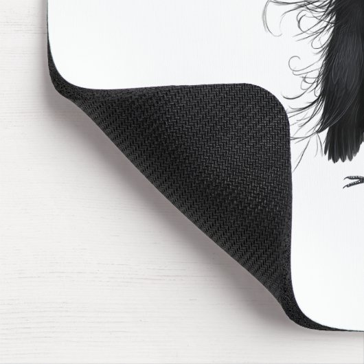 F-Caw-F Crow Funny Raven Bird Lovers Creative Styl Mousepad (Ecke)