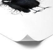 F-Caw-F Crow Funny Raven Bird Lovers Creative Styl Poster (Ecke)