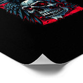 F-Caw-F Crow Humorous Graphic Poster (Ecke)