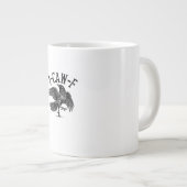 F Caw F Crow Kreative Freizeitkleidung Jumbo-Tasse (Vorderseite Rechts)