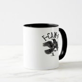 F Caw F Crow Kreative Freizeitkleidung Tasse (VorderseiteRechts)