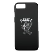 F-Caw-F Crow Retro Classic Case-Mate iPhone Hülle (Rückseite)