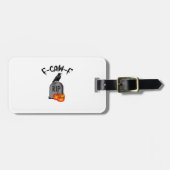F Caw F Crow Retro Cool Gepäckanhänger (Vorderseite horizontal)